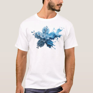 CAMISETA CRIATIVA DE MODA FLOR ABSTRATA 37