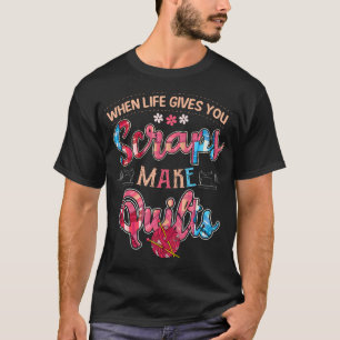 Camiseta Criativa para Quilter Inspirador de Scrap