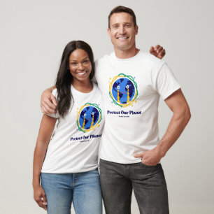 Camiseta Criativa Salve a Terra Proteja o Planeta