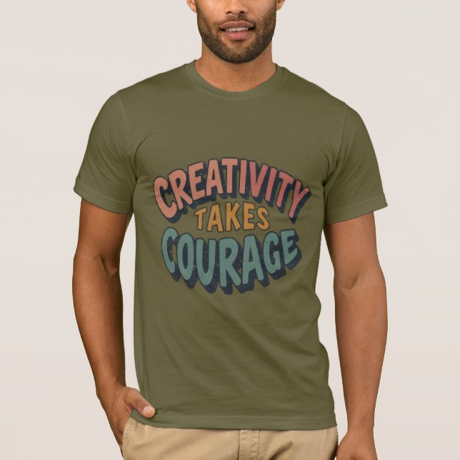 Camiseta Criatividade é cortesia (Frente)