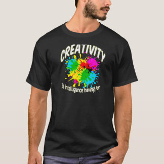 Camiseta Criatividade: inteligência divertindo-se Handyman