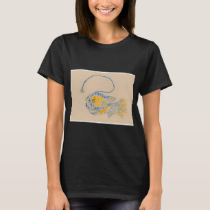 Camiseta Criatura Abissal Aquarela