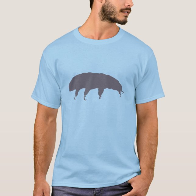 Camiseta Criatura bonito da silhueta Tardigrade do urso da (Frente)