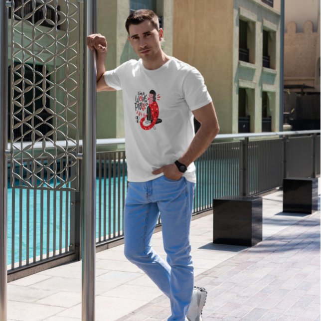 Camiseta Criatura de Abstrato de Motivação (Criador carregado)