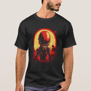 Camiseta Criatura de alienígena Extraterrestre por Horror A