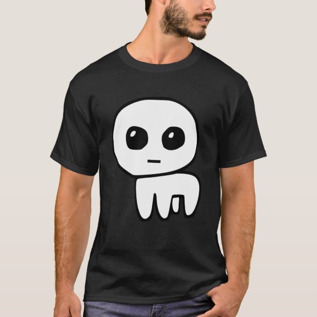 Camiseta Criatura de Autismo TBH dizendo Yippee meme sarcás (Frente)