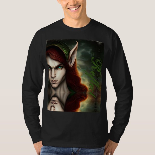 Camiseta criatura de fantasia refletir (Frente)