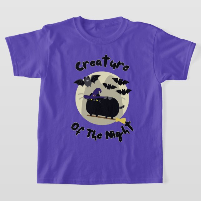 Camiseta Criatura do Trabalho de arte da Bruxa Noturna do H (Postura )