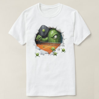 Camiseta Criatura Engraçada de Pickleball Domina a Cena da 