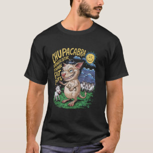 Camiseta Criatura Lendária Chupacabra Criptografia Mítica D