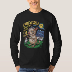 Camiseta Criatura Lendária Chupacabra Criptografia Mítica D