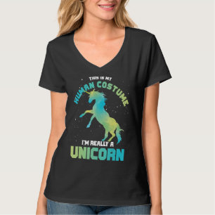Camiseta Criatura Mágica de Festas de Figuras Unicórnio Ani