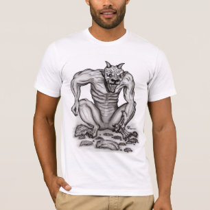 Camiseta Criatura-Mistura - Troll, Golem e Diabo