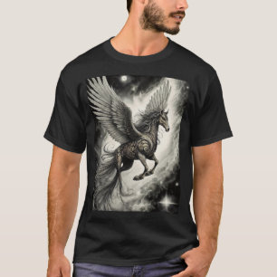 Camiseta Criatura Mítica Do Cavalo Voador