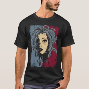 Camiseta Criatura mítica Medusa mitologia grega Gorgons