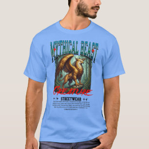 Camiseta Criatura Mitológica Griffin Fantasia Streetwear