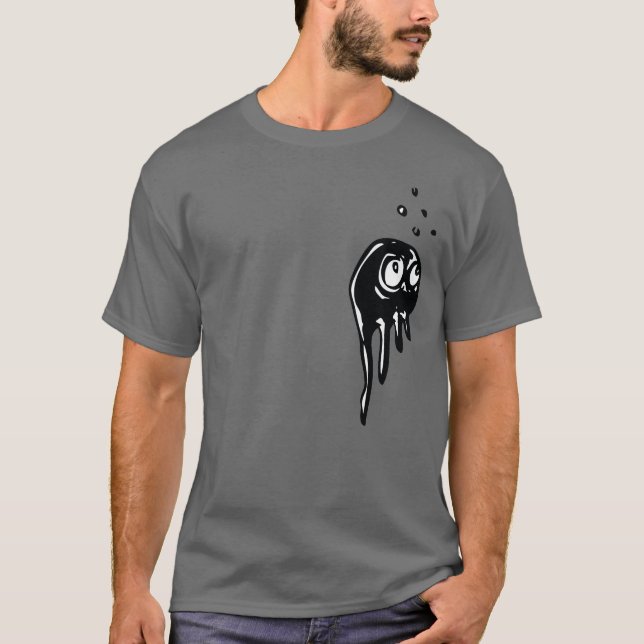Camiseta Criatura observador da gota das medusa (Frente)