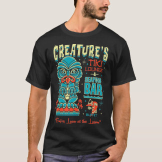 Camiseta Criatura Tiki Lounge Lagoon Retro Hawaii Surf mov