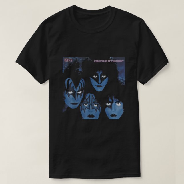 Camiseta Criaturas da Noite do KISS de 1982 (Frente do Design)