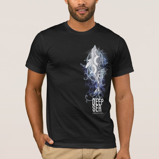 Camiseta Criaturas do mar profundo (Frente)
