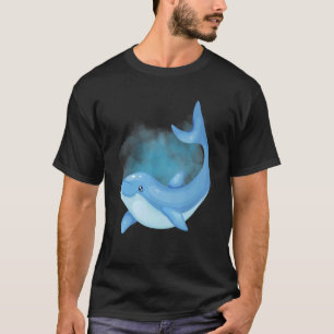 Camiseta Criaturas do Oceano Profundo de Golfinhos e Vida d