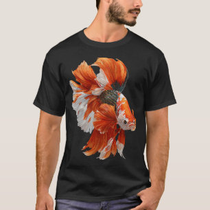 Camiseta Criaturas Marinhas Kawaii com Tubarões e Estrelas-
