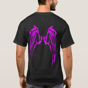 Camiseta Criaturas Místicas 1 Asas - Contorno Roxo