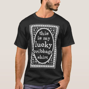 Camiseta Cribbage Engraçado Este é o meu engraçado bbi da C