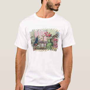 Camiseta Cribbage, publicado por Thomas McLean, Londres