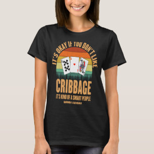Camiseta Cribbage Smart pessoas cribbage