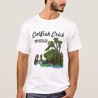 Camiseta Crick do peixe-gato