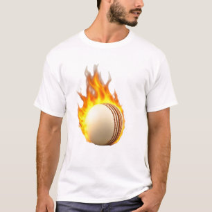 Camiseta Cricket Ball On Fire Legal Design