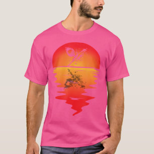 Camiseta Cricket Bat Sunset Cricketing Cricketing Player Cr