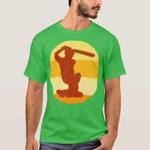 Camiseta Cricket Batsman Design para Bateristas de Críquete