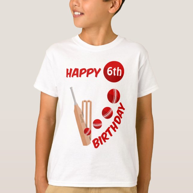 Camiseta Cricket Birthday (Frente)