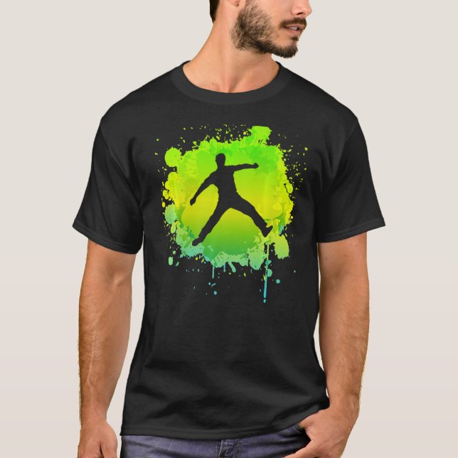 Camiseta Cricket Bowler para Cricketer Retro Boys  (Frente)