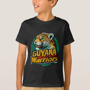 Camiseta Cricket com visual retrô dos Guyana Warriors