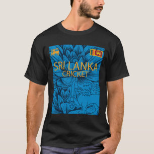 Camiseta Cricket do Sri Lanka Perfeito Para Fãs de Críquete
