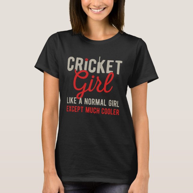 Camiseta Cricket Girl (Frente)