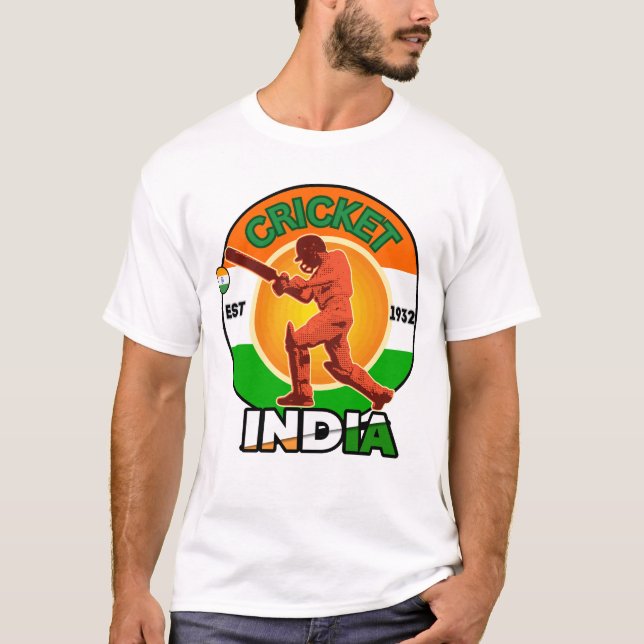 Camiseta Cricket India (Frente)