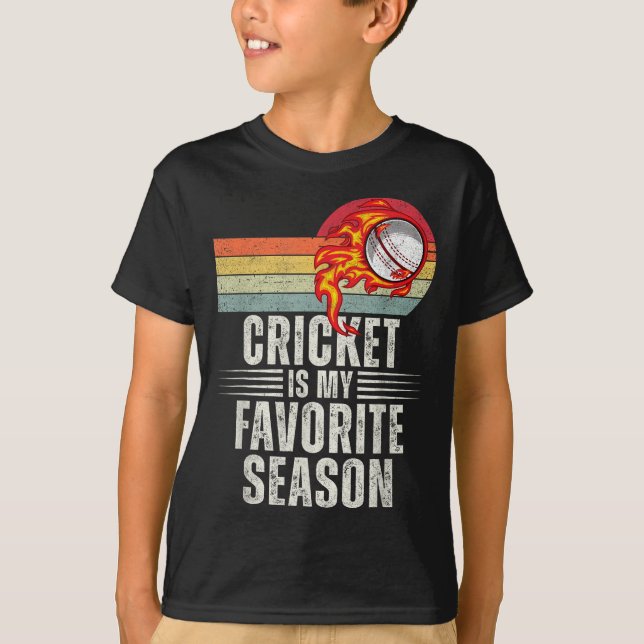 Camiseta Cricket Is My Favorite Season  (Frente)