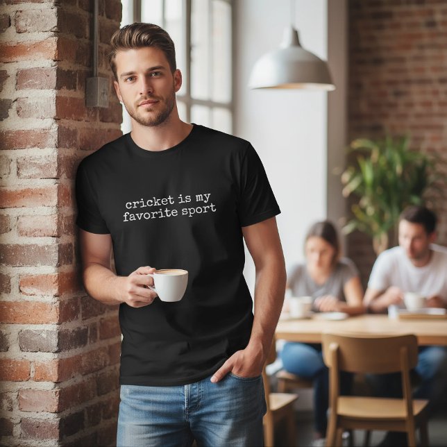 Camiseta Cricket Is My Favorite Sport (Criador carregado)
