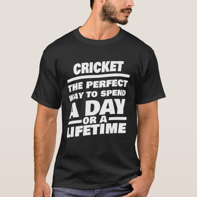 Camiseta Cricket Lifetime Saying  Cricket Player (Frente)