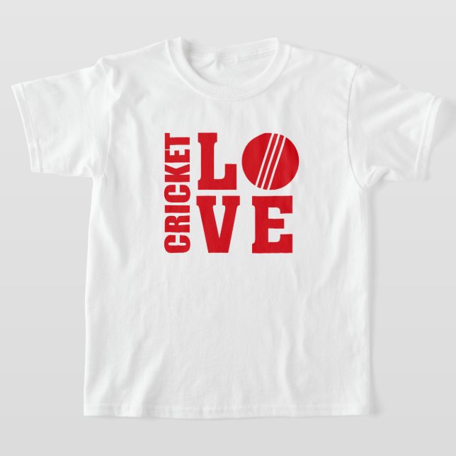 Camiseta Cricket Love, Cricket (Postura )