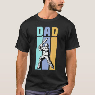 Camiseta Cricket Pai Sport Jersey Cricket Ball Calçados Pad