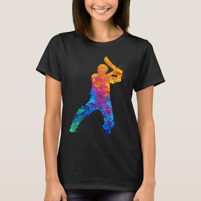 Camiseta Cricket Player Graphic Sports Crickets (Frente)