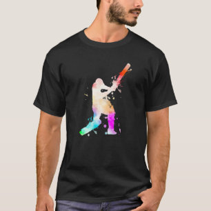 Camiseta Cricket Sport Watercolor Graphic