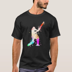 Camiseta Cricket Sport Watercolor Graphic