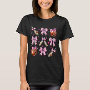 Camiseta Cricket T Ll Garota Coquete Laço Rosa Mamãe