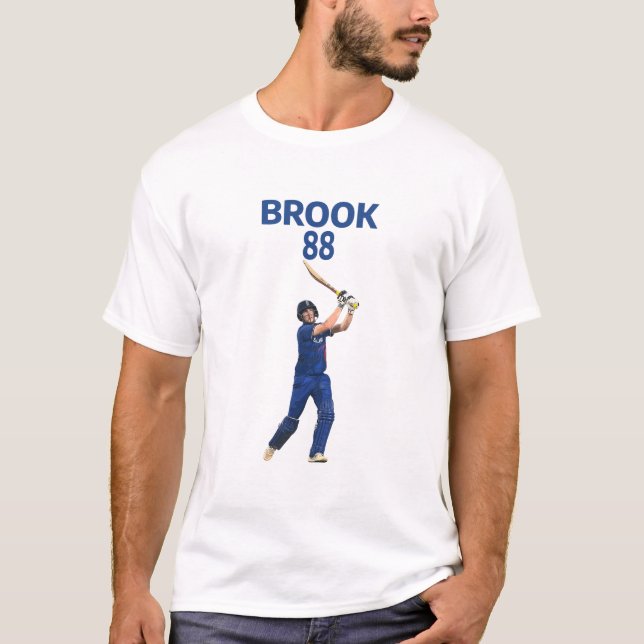Camiseta Cricketer do Harry Brook English (Frente)